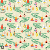 Incredi-Bauble Christmas Decorations on Cream DV6412